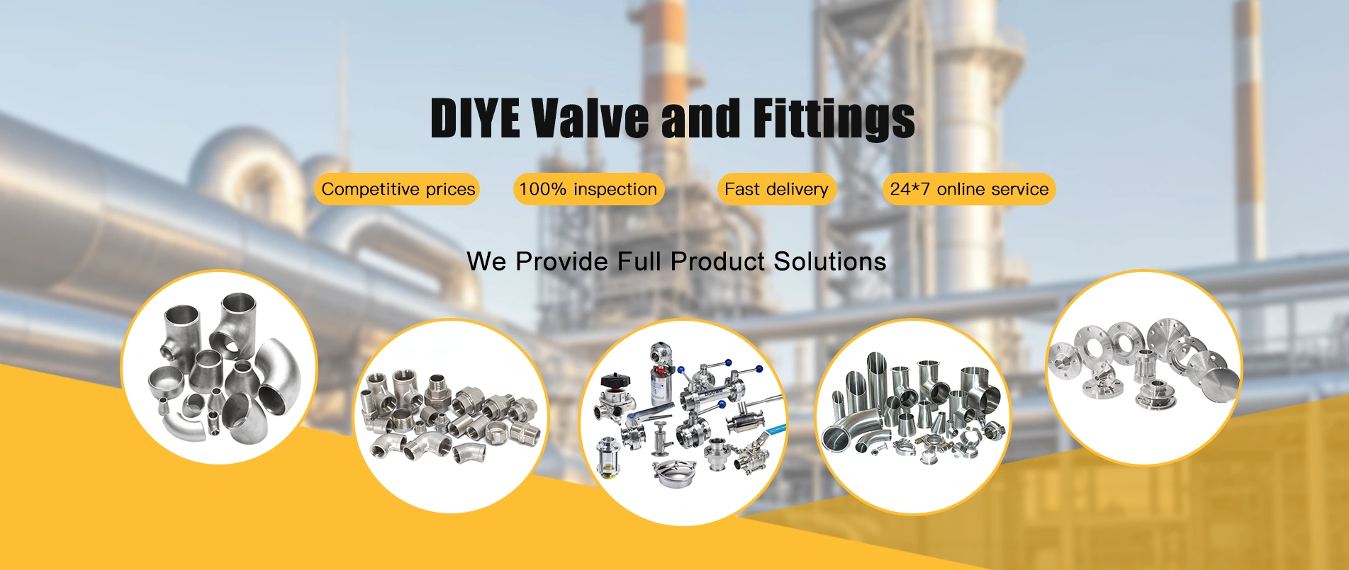 Фабрика за санитарни фитинги в Китай